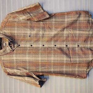 Carhartt Mens Relaxed Fit Short Sleeve Burton Down Sz Xl